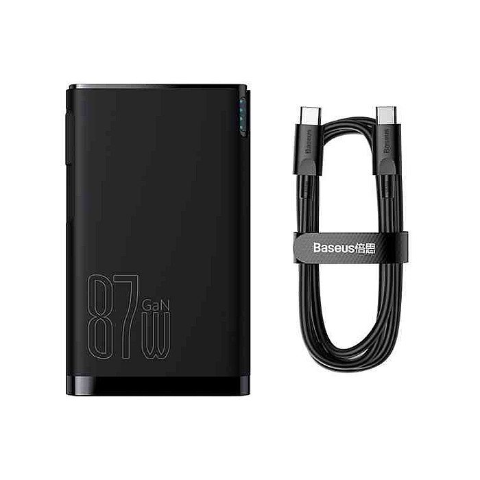 Baseus Power Station 4 Hybrid GaN Power Bank Adaptor 10000mAh 87W Baseus Power Station 4 Hybrid GaN Power Bank Adaptor 10000mAh 87W