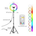 RGB soft ring light wh36 With Tripod & remote controller