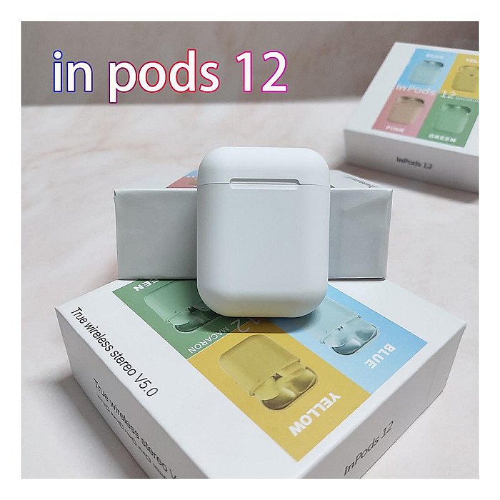 InPods 12 TWS wireless headphones mini AirPods EarPods Bluetooth 5.0 Earphones Earbuds