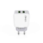 LDNIO A2202 Dual USB Ports Travel Charger with Lightning Cable