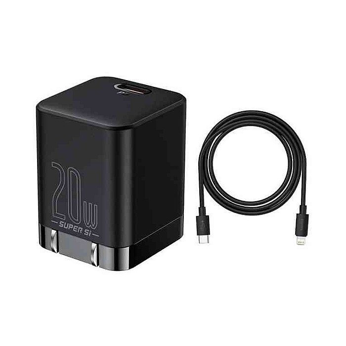 Baseus Super Si Pro 20W 1C Adapter with USB-C to Lightning Cable