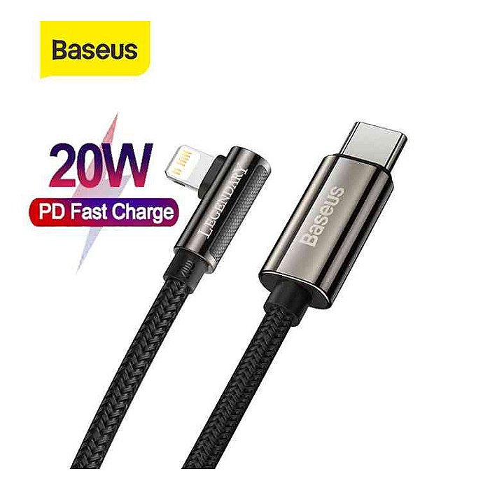 Baseus Legend Series Elbow 20W PD Fast Charging Data Cable Type-C to Lightning