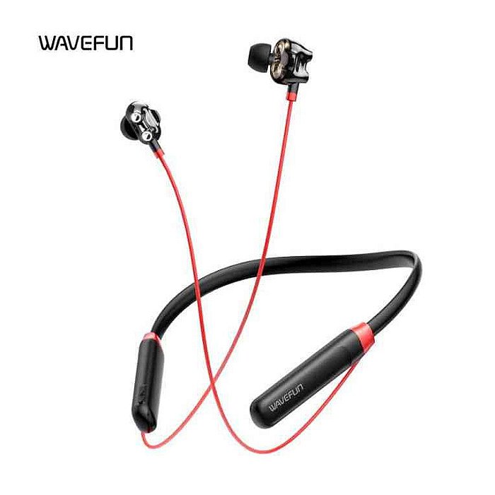 Wavefun Flex U Dual Dynamic Speaker Wireless Neckband Earphone