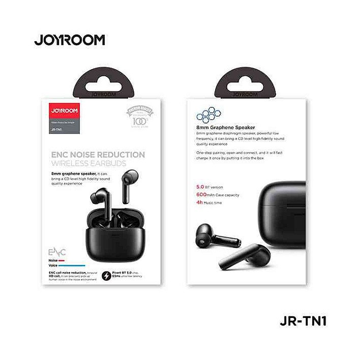 Joyroom JR-TN1 ENC TWS Bluetooth Earbuds Joyroom JR-TN1 ENC TWS Bluetooth Earbuds