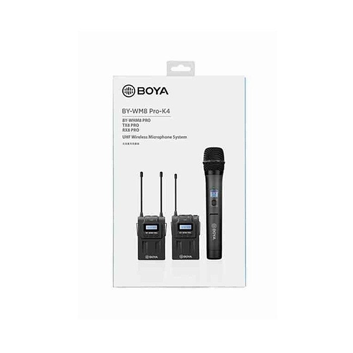 Boya BY-WM8 PRO-K4 UHF Dual-Channel Wireless Microphone