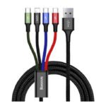 Baseus Rapid Series 4-in-1 Fast Charging Cable, 2x Type-C, Lightning & Micro USB