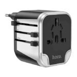 Hoco AC5 2USB+1Socket Universal Conversion travel Charger