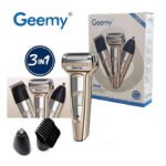 GEEMY GM-6582 3 IN 1 Professional Rechargeable Trimmer
