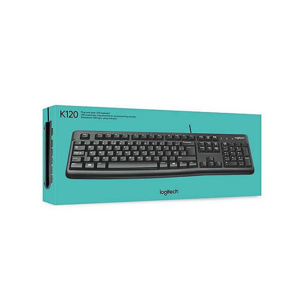 Logitech K120 Ergonomic Desktop USB Wired Keyboard