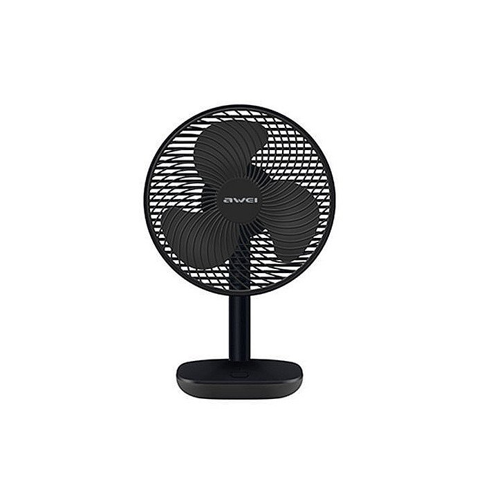 Awei f23 mini portable usb rechargeable desk fan