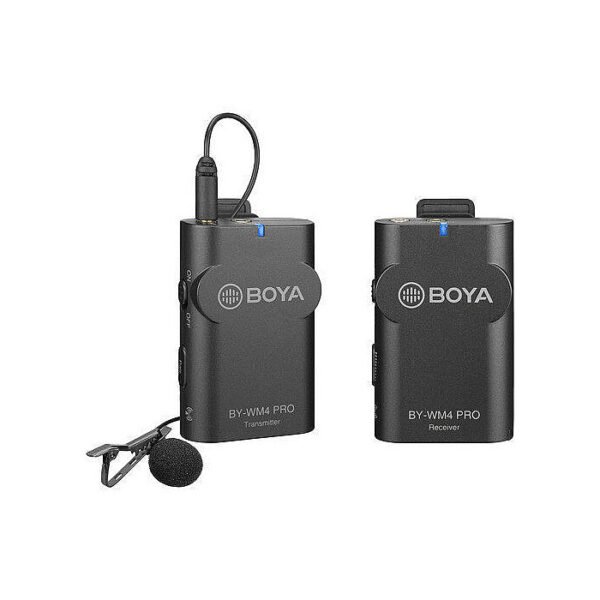 Boya BY-WM4 PRO Digital Camera-Mount Wireless Omni Lavalier Microphone System