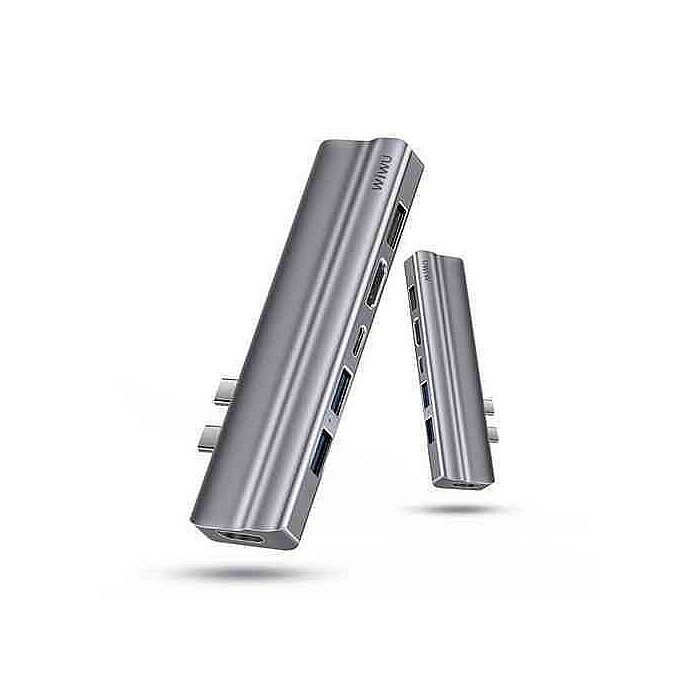 WiWU T9 8-in-1 Unibody Design Aluminum Alloy Type-C Hub WiWU T9 8-in-1 Unibody Design Aluminum Alloy Type-C Hub