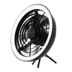 JISULIFE FA17 Outdoor LED Ceiling Fan with Long Tripod Stand
