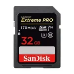 SanDisk Extreme PRO 32GB SDXC Memory Card, Up to 170 MB/s, Class 10, U3, V30