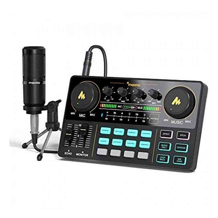 Maono MAONOCASTER Lite AU-AM200 S1 Portable All-In-One Podcast Production Studio Maono MAONOCASTER Lite AU-AM200 S1 Portable All-In-One Podcast Production Studio