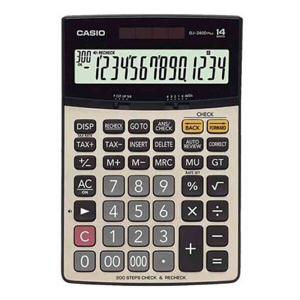 Casio DJ-240D PLUS Check and Recheck Desktop Calculator