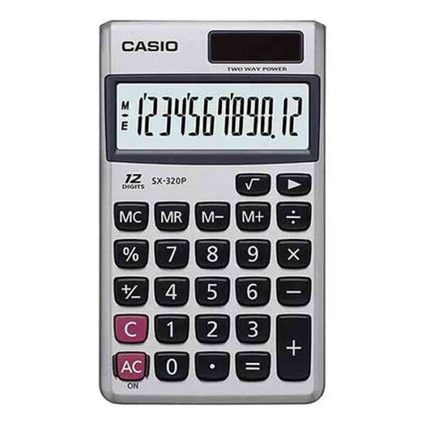 Casio SX-320P-W Basic Calculator