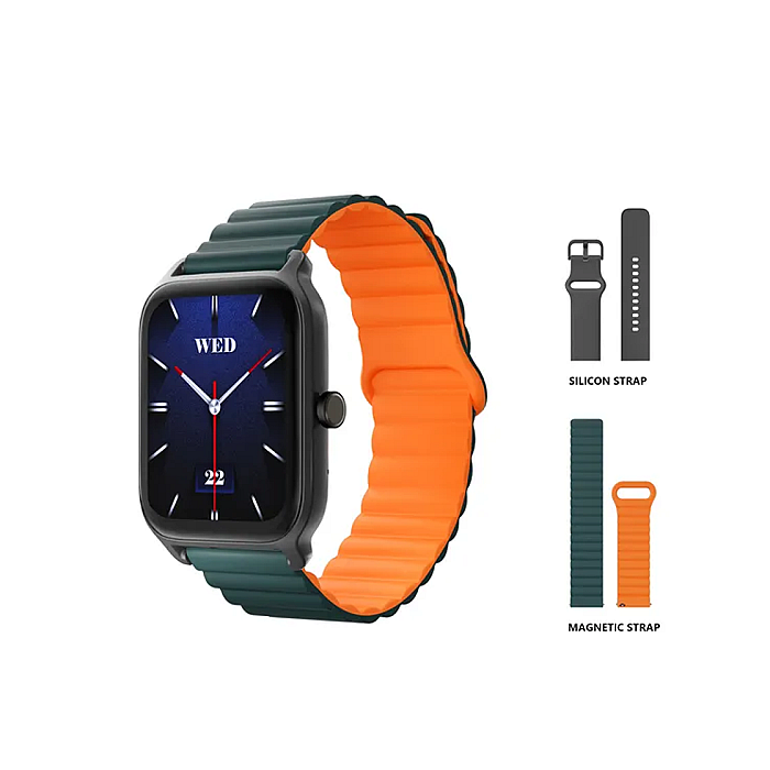 Udfine Watch Starry 1.8” HD Display Bluetooth Call Smartwatch Double Straps