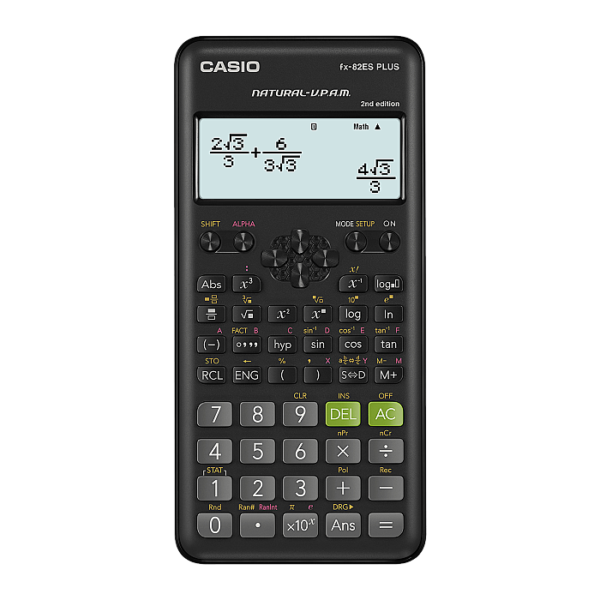 Casio FX-82ES Plus-2 Scientific Calculator 2nd Edition