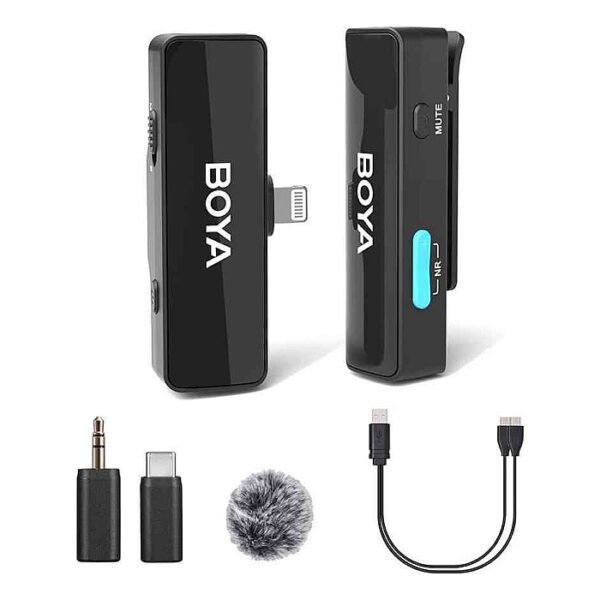 Boya BOYALINK A1 All-In-One Design Wireless Microphone System Without Charging Case