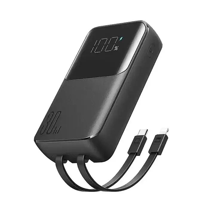 Joyroom JR-PBC06 30W 10000mAh Mini Power Bank with Dual Cables Joyroom JR-PBC06 30W 10000mAh Mini Power Bank with Dual Cables