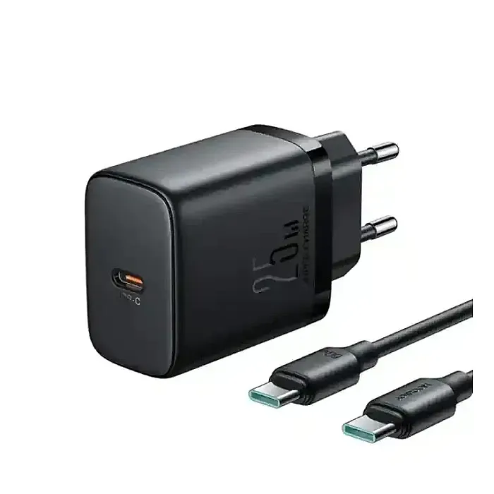 Joyroom JR-TCF11EU 25W Fast Charger With USB-C To USB-C Cable Joyroom JR-TCF11EU 25W Fast Charger With USB-C To USB-C Cable