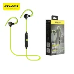 Awei A620BL Wireless Bluetooth Earphone Magnet Sports Ear-Hook Headphone with Microphone Noise Cancelling