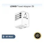 LDNIO Z6 3 USB Ports 65W GaN Travel Adapter