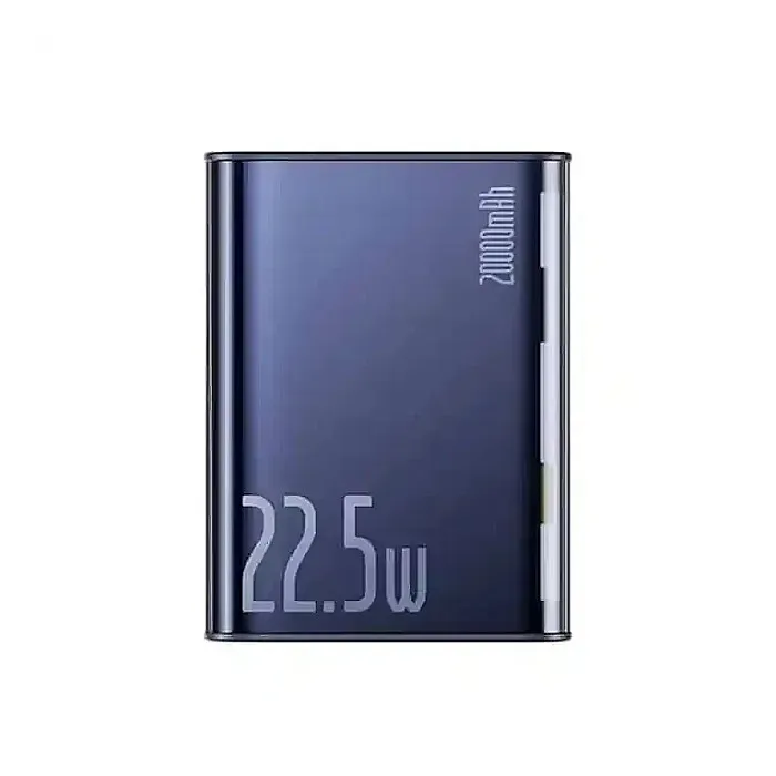 Baseus PPTSZ20 Semi Transparent 22.5W 20000mAh Digital Display Power Bank