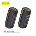 Awei KA5 Portable Bluetooth Speaker 20W High Quality Dual Diaphragm TWS Dual Paired Speakers IPX5 Waterproof Powerful Bass Outdoor Bluetooth Speaker