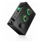 FIFINE SC1 USB Interface PC Audio Mixer for Recording Music, USB Interface for Streaming and Podcasting with XLR, Monitor, 48V Phantom Power, Gain Knob, for Instrument Guitar/Video Content Creation