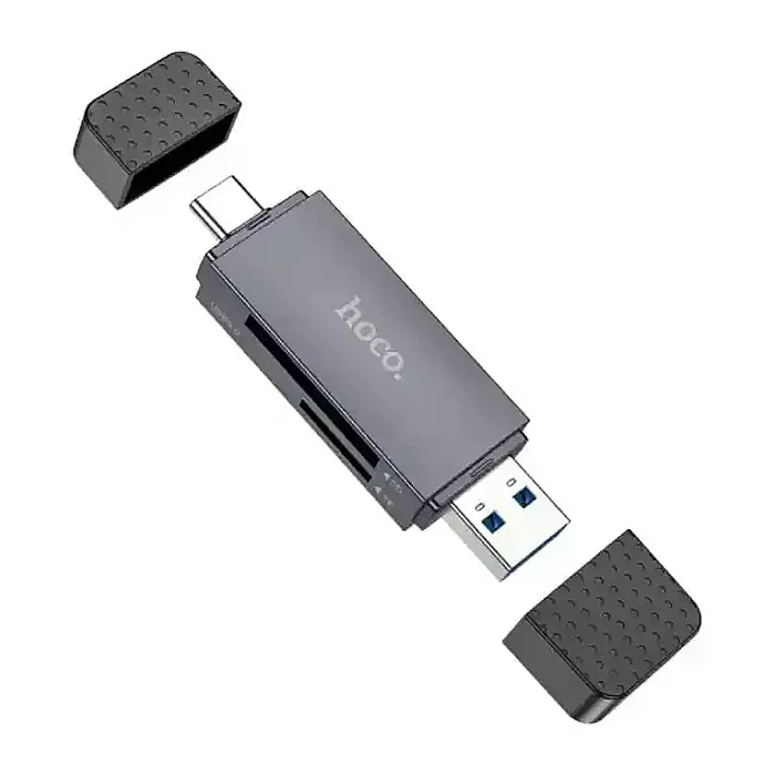 Hoco HB45 Spirit 2-in-1 USB & Type-C 3.0 Card Reader Hoco HB45 Spirit 2-in-1 USB & Type-C 3.0 Card Reader