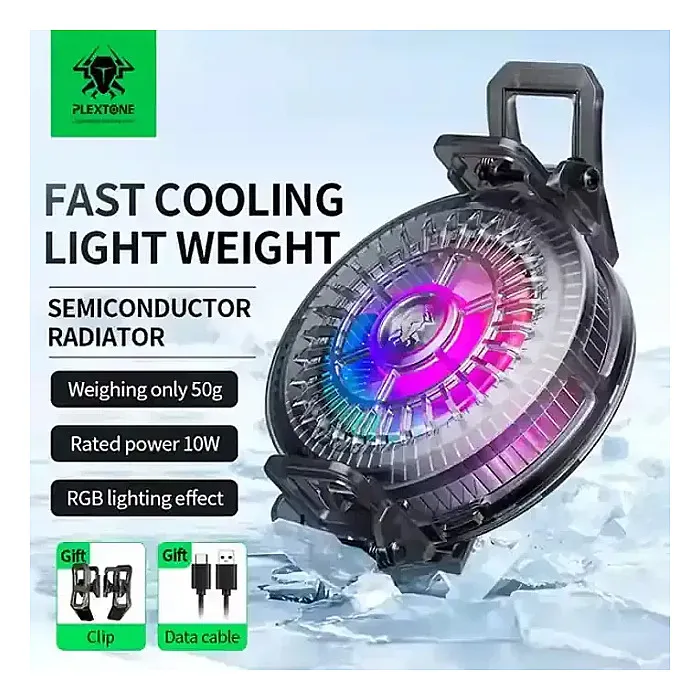 Plextone UF1 RGB Magnetic Radiator Phone Cooler Plextone UF1 RGB Magnetic Radiator Phone Cooler