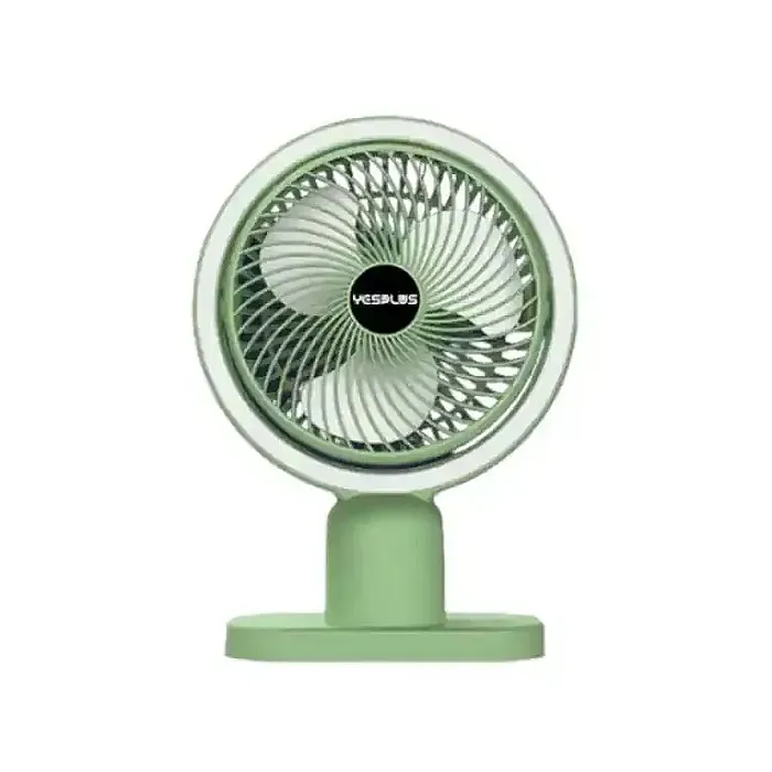 YesPlus YS-1608 Desktop Fan with Light Assorted Green Colours