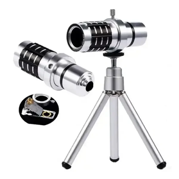 12x Zoom Mobile Telephoto metal Lens