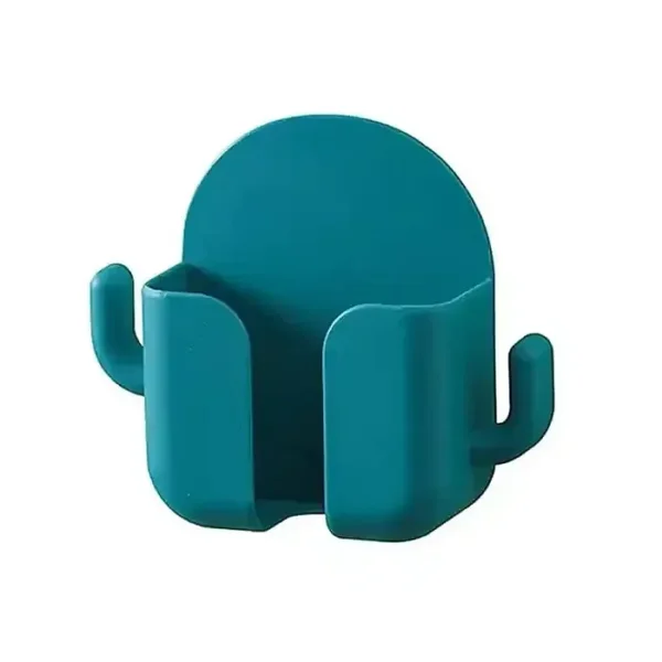 Multifunctional Wall Charger Storage Box Wall Mounted Organiser No Punch Shelf Bathroom Mobile Phone Wall