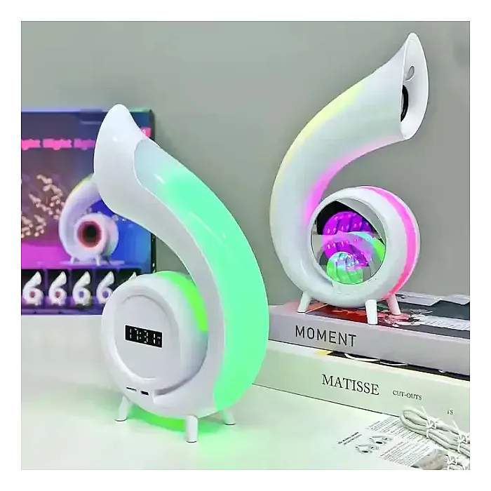 XM-G69 Design Functional Speakers Wireless Bluetooth Alarm Clock Speaker With Lamp LED Light