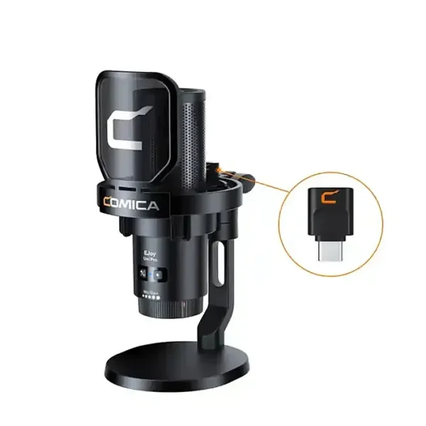 COMICA EJoy Uni Pro RGB Cardioid Condenser Wireless USB Microphone