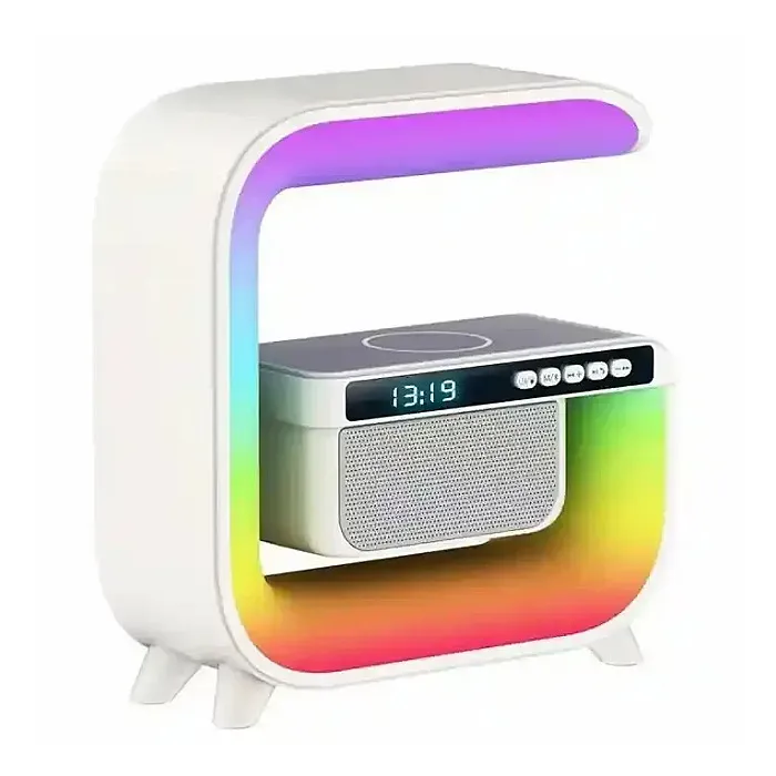 G3 Mini RGB Bedside Lamp Alarm Clock Wireless Charger & Bluetooth Speake