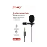 Jmary MC-R1 Lavalier Microphone Phone Laptop Recording Interview Lavalier Mic 3.5mm Mini Microphone Clip On for Clear Audio