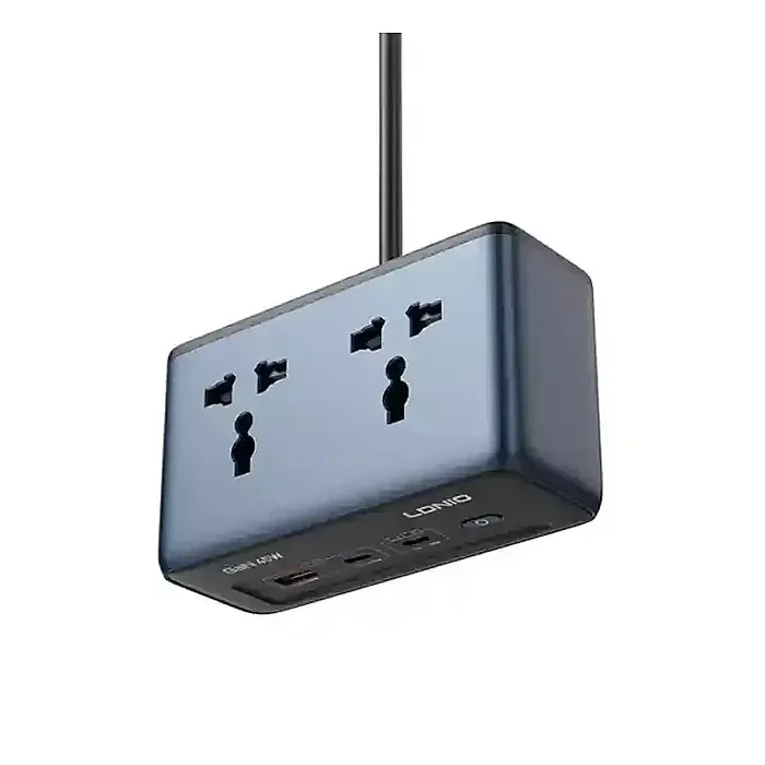 LDNIO SC1 45W GaN PD Universal Socket Power Strip 2500W LDNIO SC1 45W GaN PD Universal Socket Power Strip 2500W
