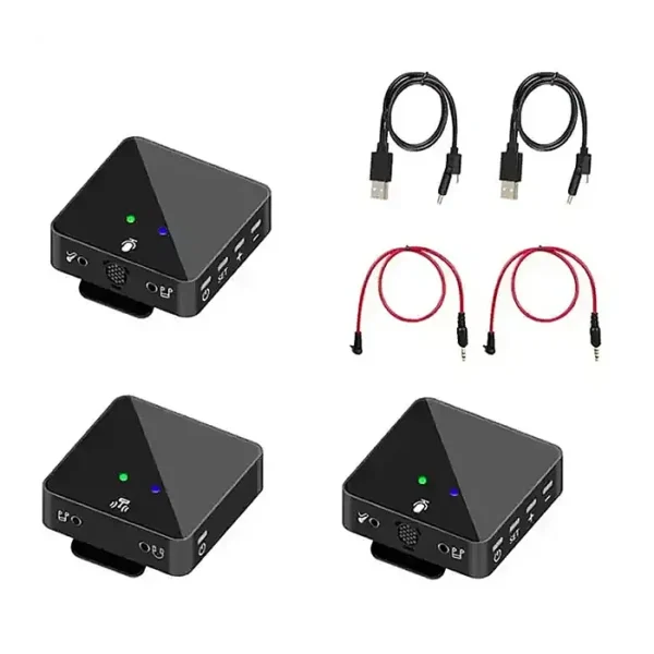 SK750 Wireless Lavalier Microphone for Phone DSLR Camera Smartphone 2.4GHz Wireless Mic Recording for Vlog