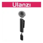 ULANZI WM-10 Wireless Lavalier Microphone, 2.4GHz Mini Lapel Mic, 10M Transmission for Video Recording, Vlogging, Interview for iPhone 16 Pro Max 15 15 Pro iPad Samsung S24 S23 Ultra Huawei