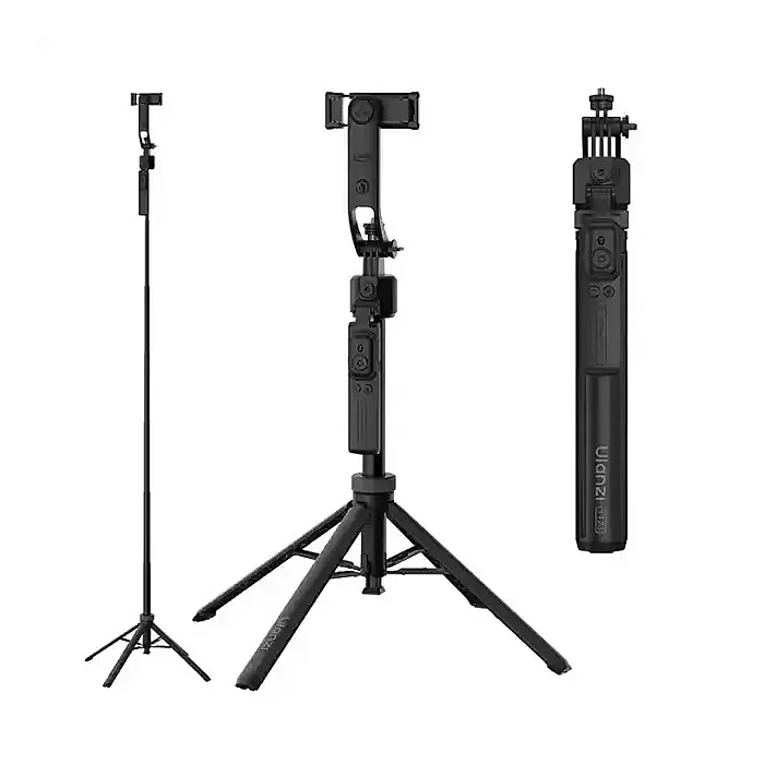 Ulanzi TT23 Selfie Stick Auto Face Tracking Tripod with AI Gesture Control & 360° Rotation
