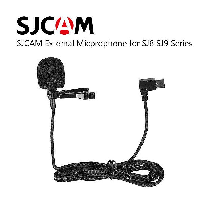 SJCAM External Microphone Type-C For SJ8/SJ9 Series Sports Action Cameras