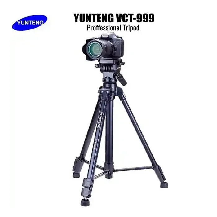 Yunteng VCT-999 Professional Camera Tripod Aluminum Alloy DSLR Camera Tripod (6.75 Feet)