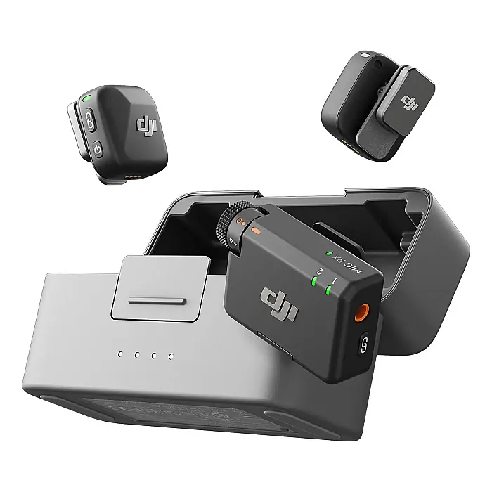 DJI Mic Mini Compact Wireless Microphone System for Camera & Smartphone (2.4 GHz)