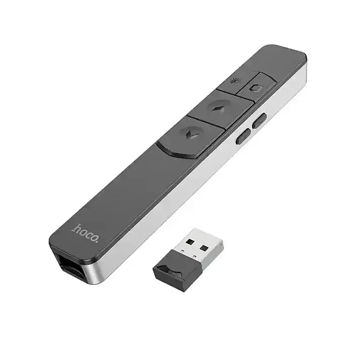HOCO GM202 Laser Pointer Remote Control for PPT Presentation Slide Control Wireless 2.4G HOCO GM202 Laser Pointer Remote Control for PPT Presentation Slide Control Wireless 2.4G