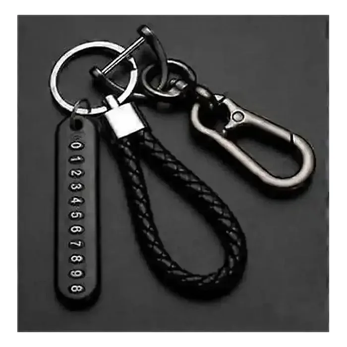 Anti-Lost Car Key Pendant Split Rings Keychain Phone Number Key Ring Keychain for Car and Motorbike Anti-Lost Car Key Pendant Split Rings Keychain Phone Number Key Ring Keychain for Car and Motorbike