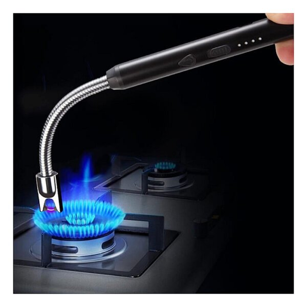 Type-C Rechargeable Kitchen Lighter Windproof Plasma Ignition , Candle Lighter Used For Outdoor Gas Stove Arc Lighter Kitchen Tools